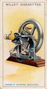First lock-stitch sewing machine