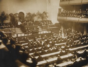 First Meeting of the League of Nations, November 15, 1920 in Geneva, 1920 by Unbekannt