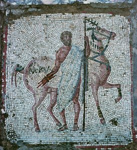 Floor Mosaic from a Roman Villa by Unbekannt