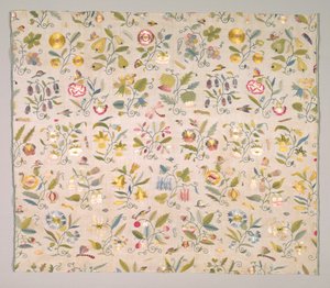 Floral Embroidery by Unbekannt