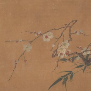 Flowering Plum and Bamboo