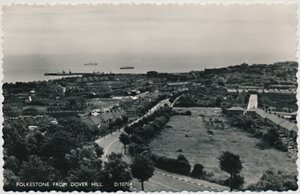 Folkestone from Dover Hill by Unbekannt