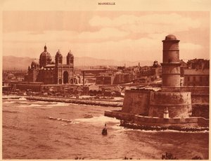 Fort St. Jean and Cathedral, Marseille