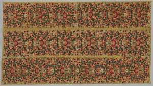 Four Borders from a Bedspread, 1700s by Unbekannt