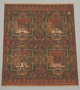 Four Mandalas of the Guhyasamaja Cycle by Unbekannt