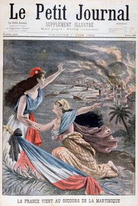France assists Martinique, 1902
