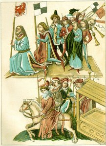 Frederick I Receives Brandenburg (Copy of an Illustration from the Richentals Illustrated Chronicle) by Unbekannt