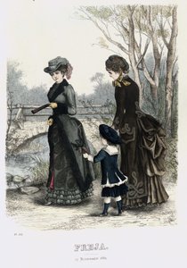 Freja Illustrated Scandinavian Fashion Magazine 1882, Illustration No. 21 by Unbekannt