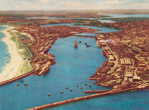 Fremantle Harbour from the Air