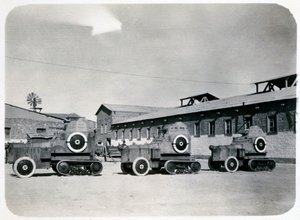 French Foreign Legion camp by Unbekannt