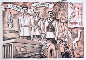French Foreign Legion Postcard by Unbekannt