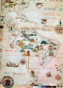 French Map of Central and South America