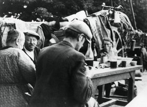 French and Belgian Refugees, Rambouillet, France, 16 July 1940 by Unbekannt