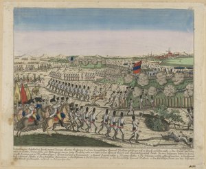 French and Russian Troops on the Zürichberg Hill in the First Battle of Zurich
