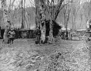 French Rest Area and Soup Kitchen Behind the Lines, World War I by Unbekannt