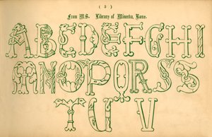 From MS. Library of Minerva, Rome by Unbekannt