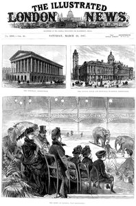 Front Page of The Illustrated London News, 1887 by Unbekannt