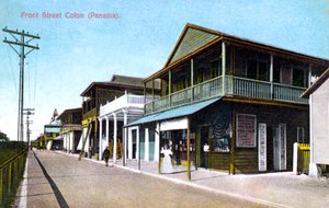 Front Street, Colon, Panama by Unbekannt