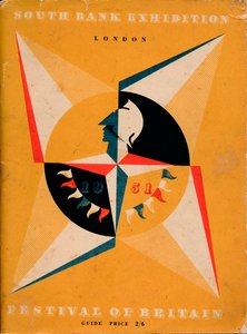 Front Cover of a Guide to the Festival of Britain, 1951