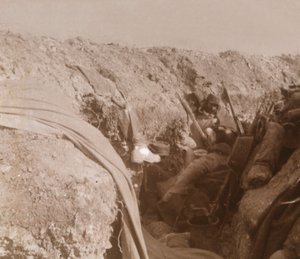 Front line trenches, Beauséjour, northern France