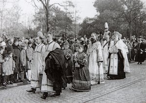 Funeral of Tsarina Maria Fyodorovna of Russia, Roskilde, Denmark by Unbekannt