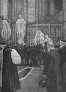 Funeral of William Ewart Gladstone in Westminster Abbey, London, 1898-1906 by Unbekannt