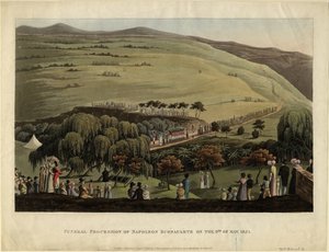Funeral Procession of Napoleon Bonaparte on the 9th of May, 1821 by Unbekannt