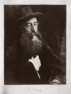 G F Watts with hat