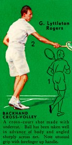 G. Lyttleton Rogers - Backhand Cross-Volley by Unbekannt