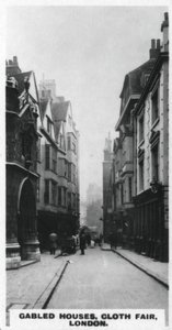 Gabled houses, Cloth Fair, London