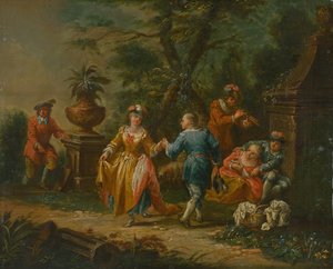 Gallant Scene by Unbekannt