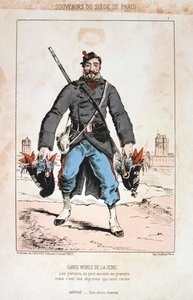 Garde Mobile de la Seine, Siege of Paris