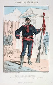 Garde Nationale Sedentaire, Siege of Paris, 1870-1871