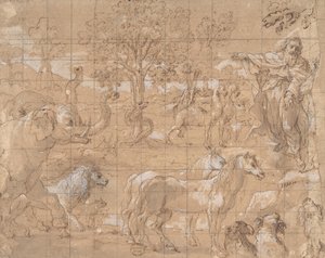 Garden of Eden, Creation of the Animals, 16th century