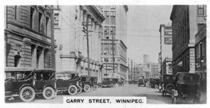 Garry Street, Winnipeg, Manitoba, Canada by Unbekannt