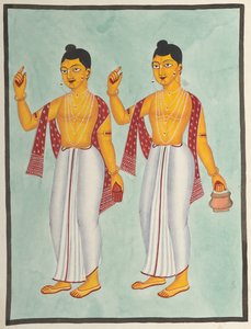 Gaur and Nitai, 1800s