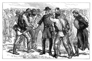 General Lee taking farewell of his soldiers, 1865 late 19th century by Unbekannt