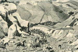 General Roberts Attacked by Ghilzais in the Shutargardan Pass, September 27, 1879 by Unbekannt