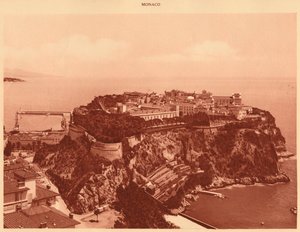 General View of the Principality of Monaco, 1930
