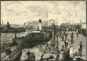 Georges Landing-Stage by Unbekannt