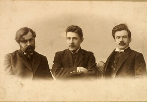 Georgy Chulkov, Vasili Milioti and Genrich Tasteven, Russian Writers, 1900s