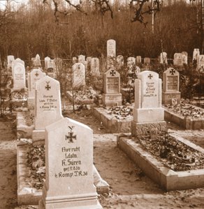 German Cemetery, Carlepont, Northern France, c1914-c1918 by Unbekannt