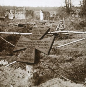 German Common Grave by Unbekannt