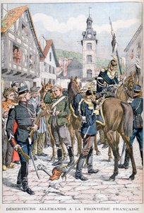 German Deserters at the French Frontier