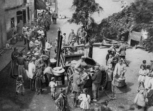German Travelling Kitchen, Vosges, France, World War I, 1916