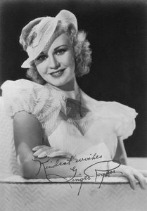 Ginger Rogers, American actress, dancer and singer by Unbekannt