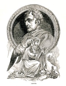 Giotto di Bondone, Italian painter and architect, 1893