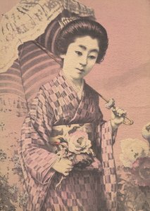 Girl Carrying a Parasol