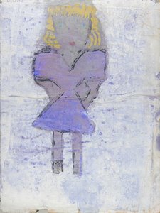Girl with Blond Hair by Unbekannt