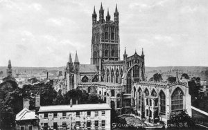 Gloucester Cathedral, Gloucester, Gloucestershire, Early 20th Century by Unbekannt